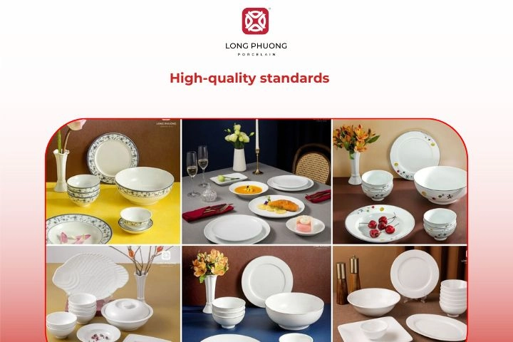 High-quality porcelain standards offered by Long Phuong