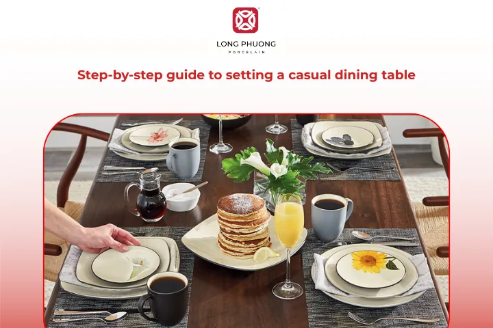 How to set up a casual dining table