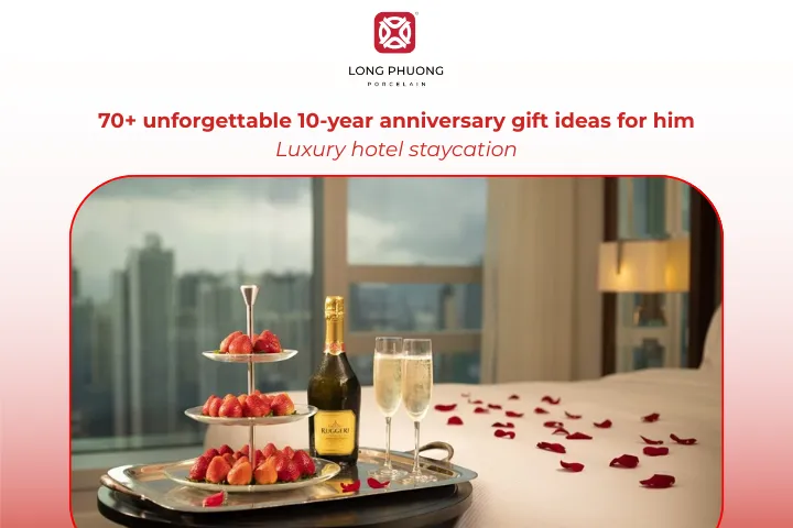 A luxury staycation gives you both a meaningful escape to honor ten years together