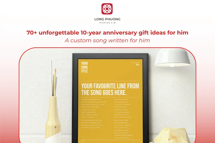 A personalized song uniquely narrates your shared story after ten years