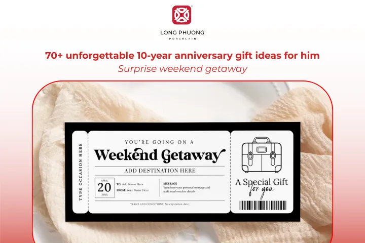 A weekend escape offers uninterrupted time together to celebrate the milestone