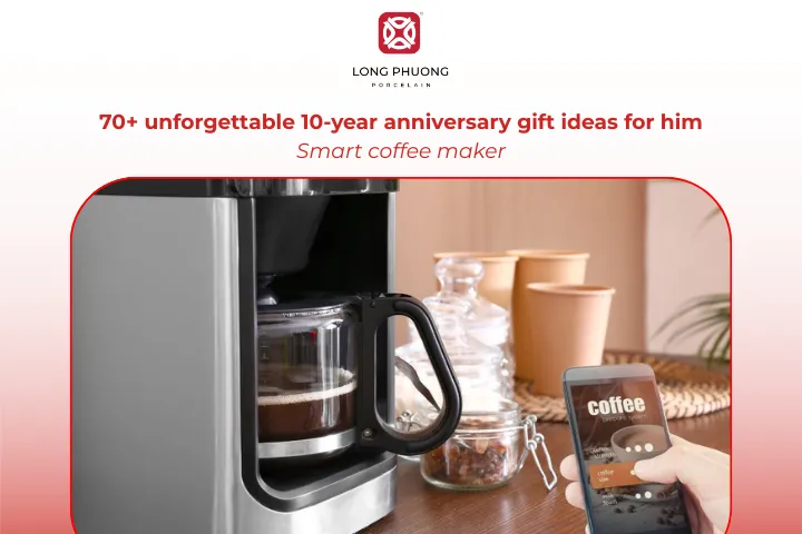 A smart coffee maker elevates his mornings with comfort and thoughtfulness