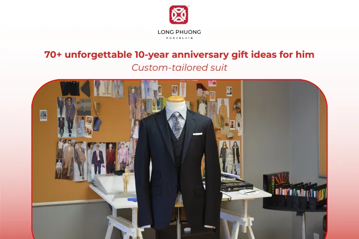 A tailored suit combines style and practicality, making it a refined gift for him