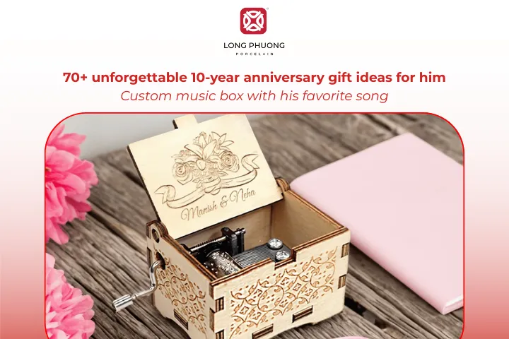 A personalized music box turns a meaningful song into a cherished keepsake