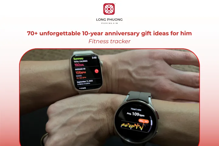 A fitness tracker shows care for his health while supporting his goals