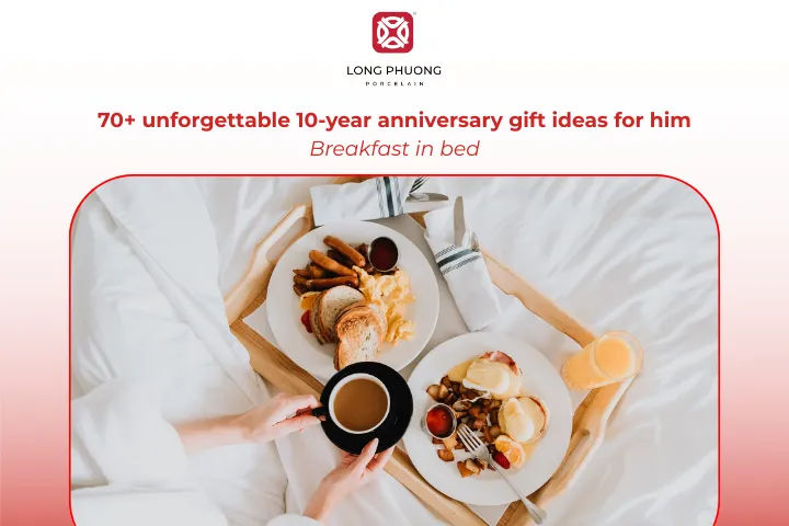 A lovingly prepared breakfast starts your anniversary with warmth and care