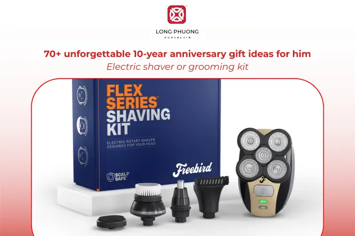 A grooming kit enhances his daily routine with luxury and convenience