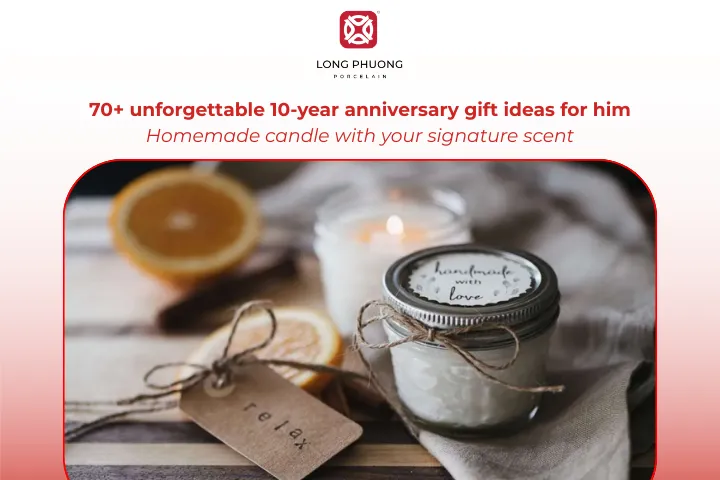 A personalized candle creates a romantic, sensory-driven atmosphere