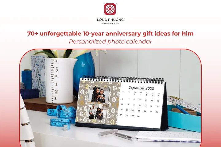 A photo calendar displays meaningful memories throughout the year