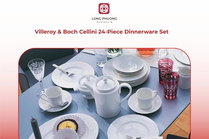 Premium Cellini dinnerware set by Villeroy & Boch