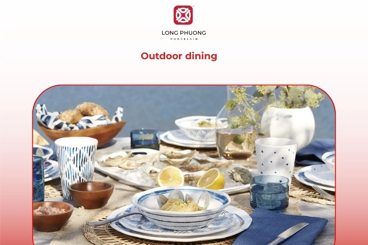 Durable tableware choices perfect for outdoor dining