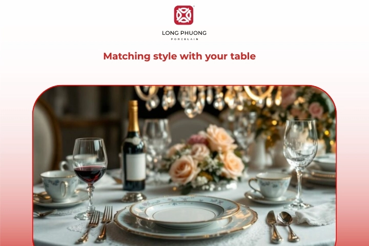 Ways to align dinnerware style with your home table setting
