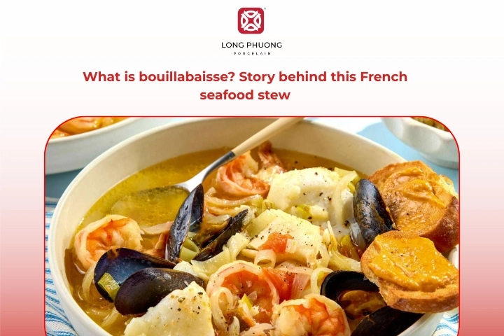 A traditional bouillabaisse fish stew shaped by coastal French heritage