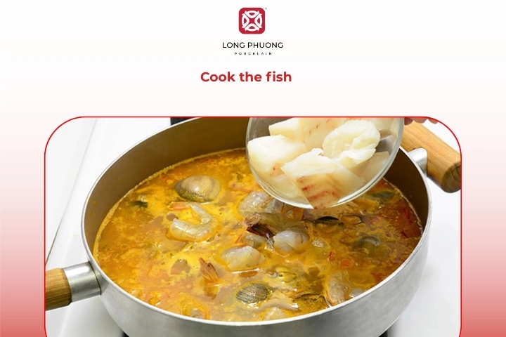 Tender white fish gently simmered until perfectly cooked