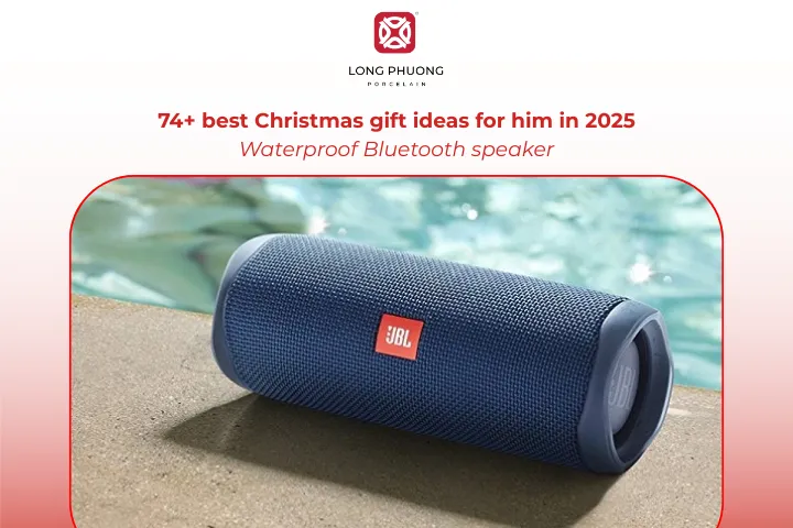A waterproof Bluetooth speaker is a gift that brings music and celebration wherever he goes