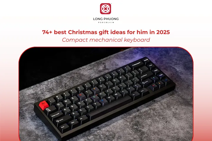 A compact mechanical keyboard is a thoughtful and practical gift for Christmas