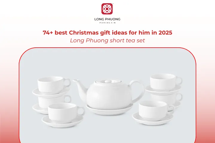 Long Phuong short tea set provides warmth, peace, and a chance to slow down during the busy holiday season