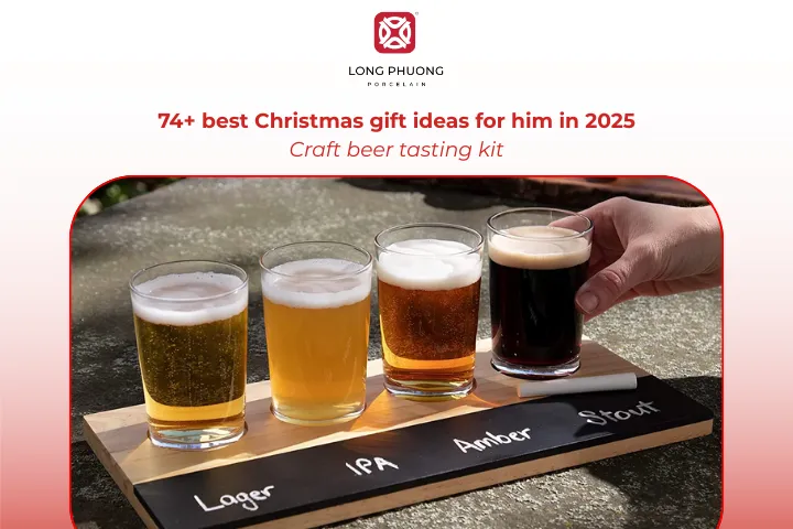A craft beer tasting kit is perfect for holiday celebrations or relaxing evenings
