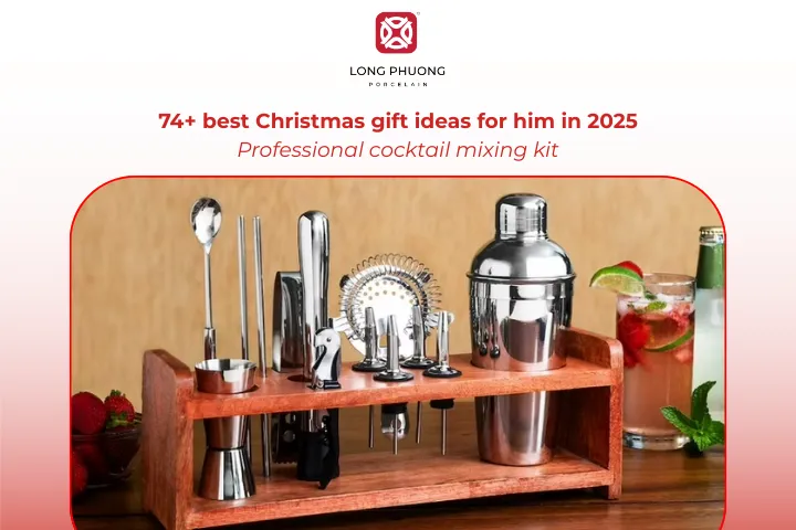 A professional cocktail mixing kit is a gift that brings flair to Christmas celebrations