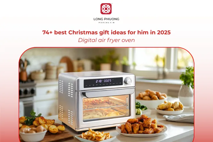 A digital air fryer oven is one of the Christmas gift ideas for him that combines convenience and taste