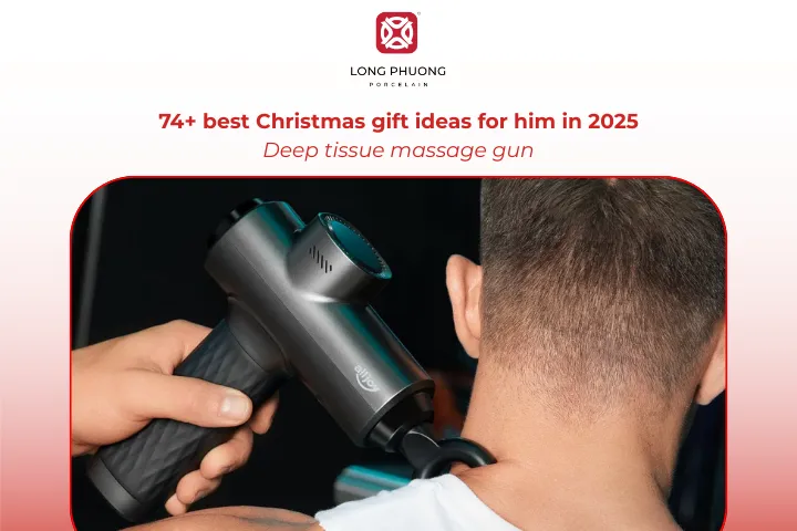 A deep tissue massage gun is a practical and thoughtful gift for his health