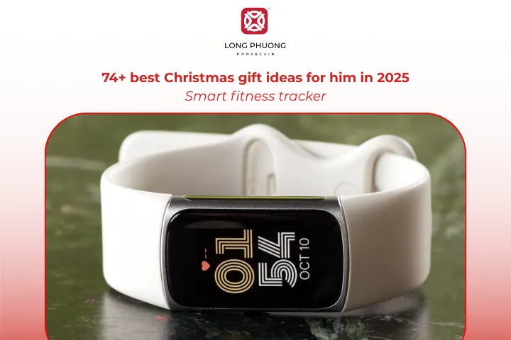 A smart fitness tracker is one of the Christmas gifts for him that encourages an active and healthy lifestyle