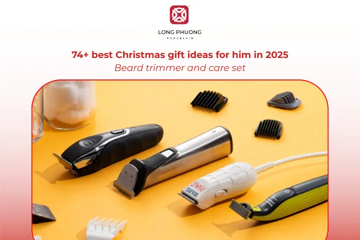 A beard trimmer set is one of the thoughtful Christmas gifts for him that combines functionality and style