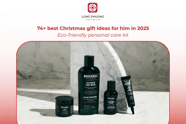 An eco-friendly personal care kit is a Christmas gift that combines care for him and the planet
