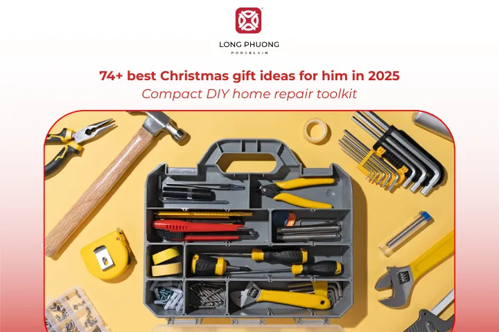 A home repair toolkit is one of the Christmas gift ideas for him that shows practicality and care