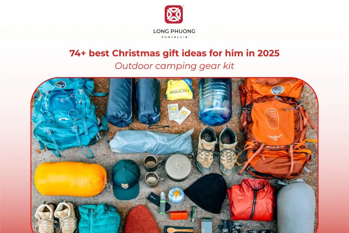 A camping gear kit is a Christmas gift for him that encourages fun and nature exploration during the holidays