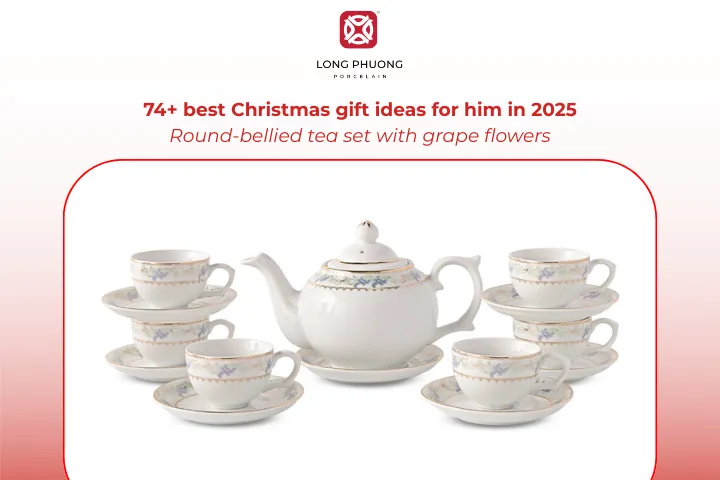 This tea set is a cozy Christmas gift that brings calm, comfort, and a little bit of charm into his daily life