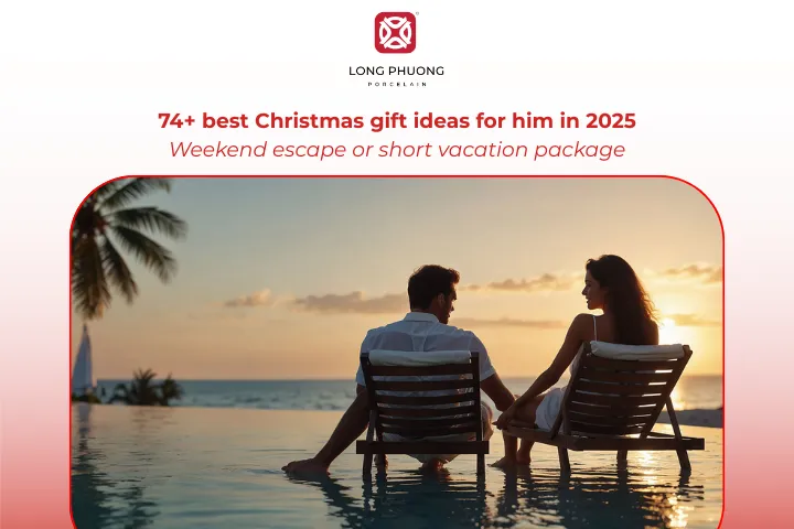 A weekend getaway is one of the Christmas gift ideas for him that combines experience and joy