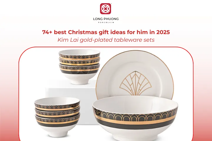 The tableware set is ideal for someone who loves good food, sophistication, and memorable holiday moments