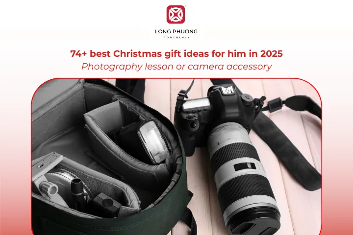 A photography course or accessory is one of the Christmas gift ideas for him that encourages creativity