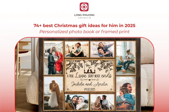 A personalized photo book is one of the meaningful Christmas gifts for him that captures the holiday spirit