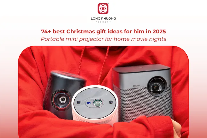 A portable mini projector is one of the unique Christmas gift ideas for him that adds fun to Christmas celebrations