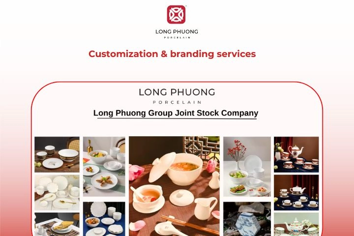 Long Phuong OEM and ODM customization for restaurant tableware
