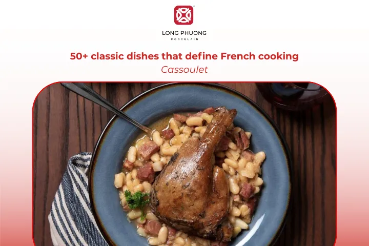 Cassoulet is a hearty bean stew reflecting traditional southern French cooking