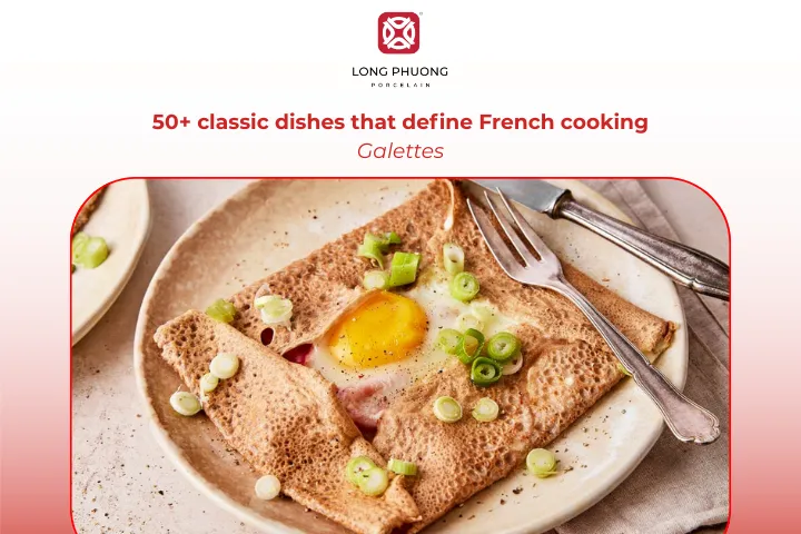 Galettes are buckwheat crepes filled with classic Breton ingredients