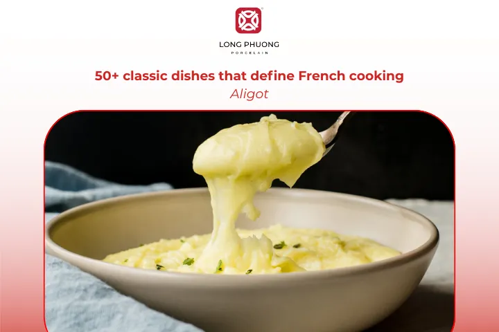 Aligot is a stretchy potato and cheese dish from southern France