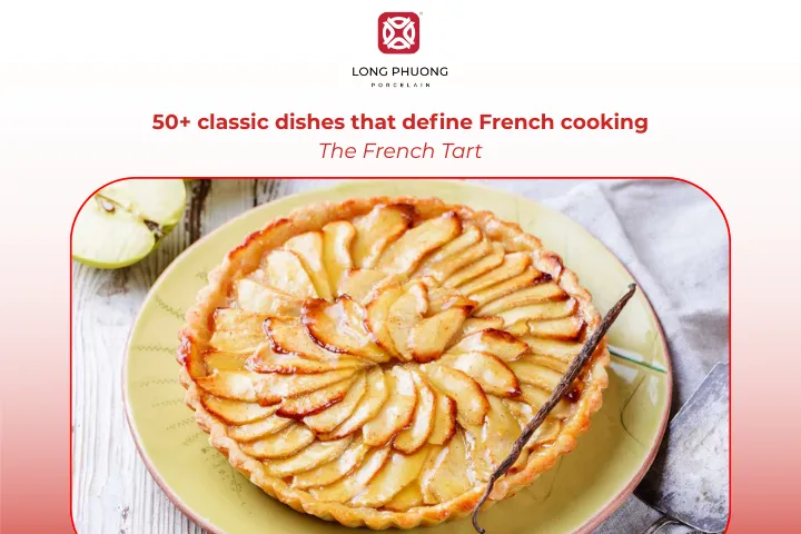 The French Tart is a fruit-filled tart showcasing seasonal produce