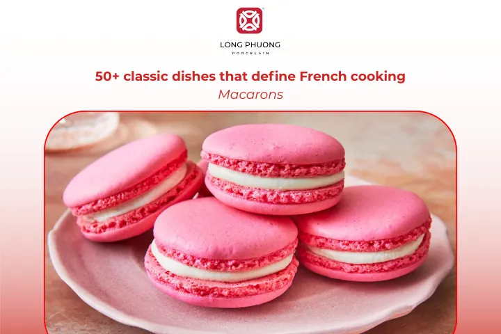Macarons are colorful almond cookies with soft, creamy fillings