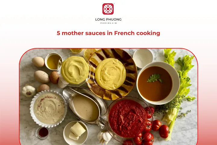 The mother sauces are the foundation that shapes the structure and flavor of French cuisine