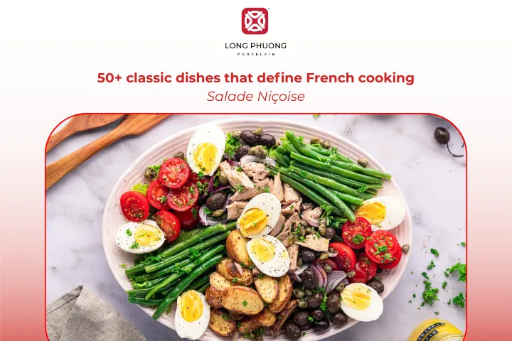 Salade Niçoise is a fresh Mediterranean salad that captures the flavors of southern France