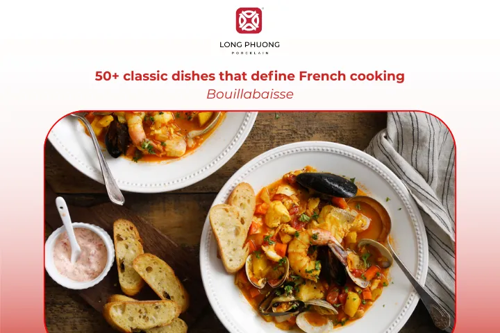 Bouillabaisse is a traditional Marseille fish stew rich in herbs and coastal character