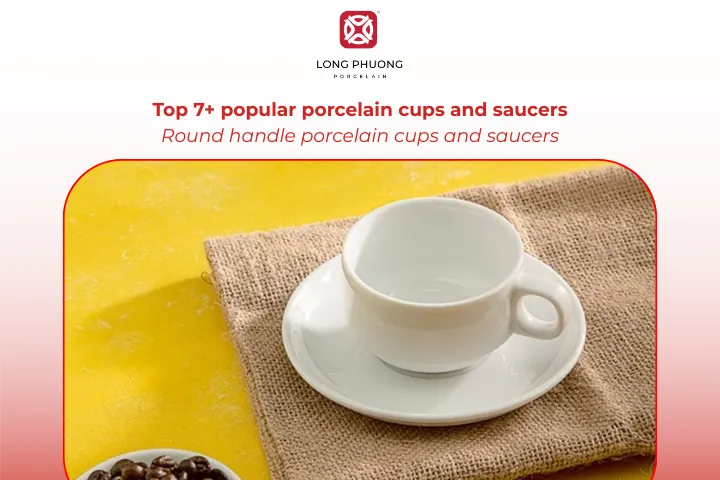 Rounded handles make cups comfortable to hold for daily tea or coffee