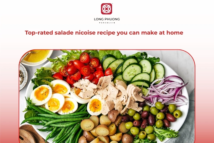 A homemade version of a flavorful and fresh salade nicoise