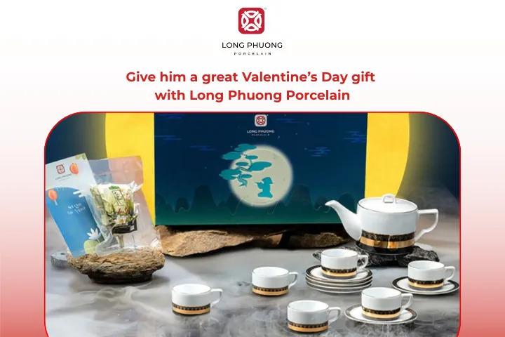 Make Valentine’s Day memorable with a refined gift from Long Phuong Porcelain