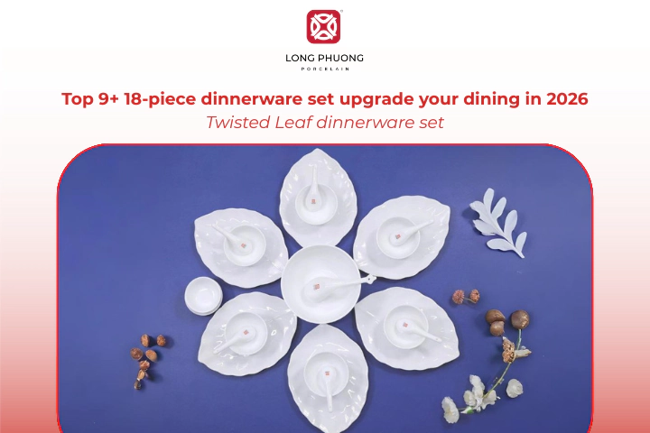 With a nature-inspired design, the Twisted Leaf dinnerware set adds artistic charm to daily dining