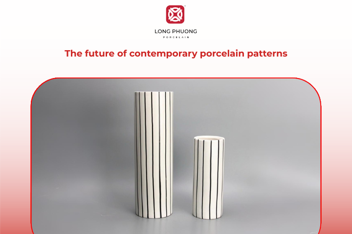 Contemporary porcelain patterns are evolving toward sustainable and human-centered design